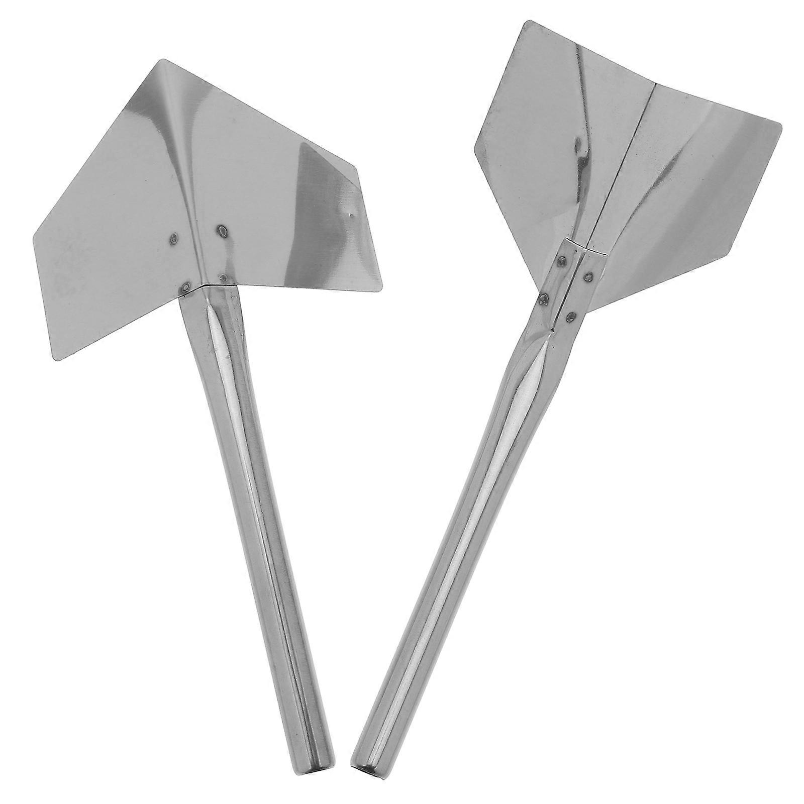 Inside And Outside Corner Trowel Set 2Pcs Suitable For Construction Drywall And Woodworking Projects Featuring An Ergonomic Design