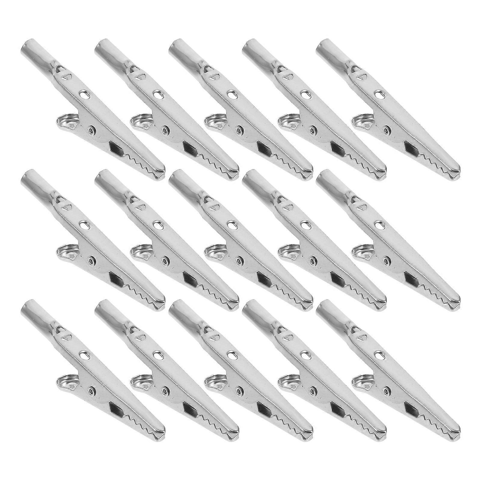 Metal Battery Clamps Clips for Electrical Testing 50Pcs Bulk Set