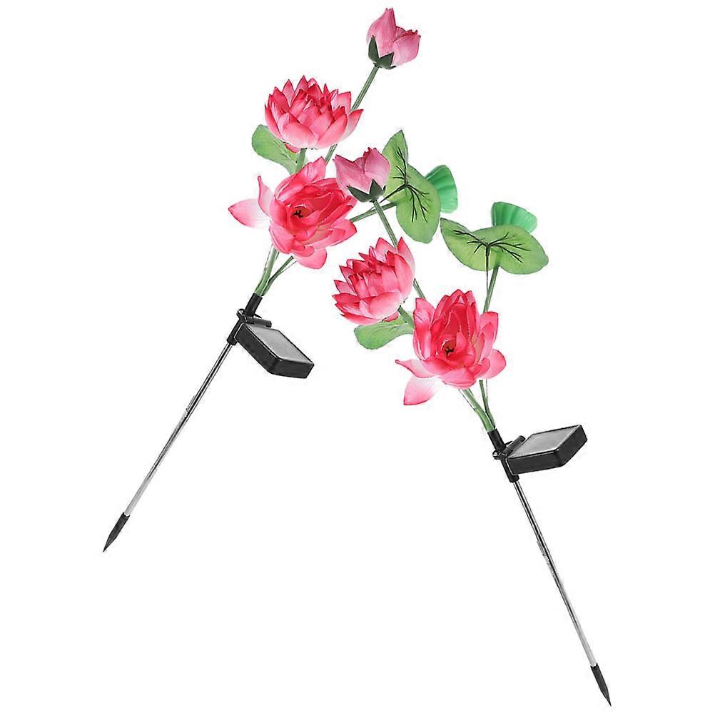 Solar Powered Lawn Lights for Yard Lighting 1Pair Lamps