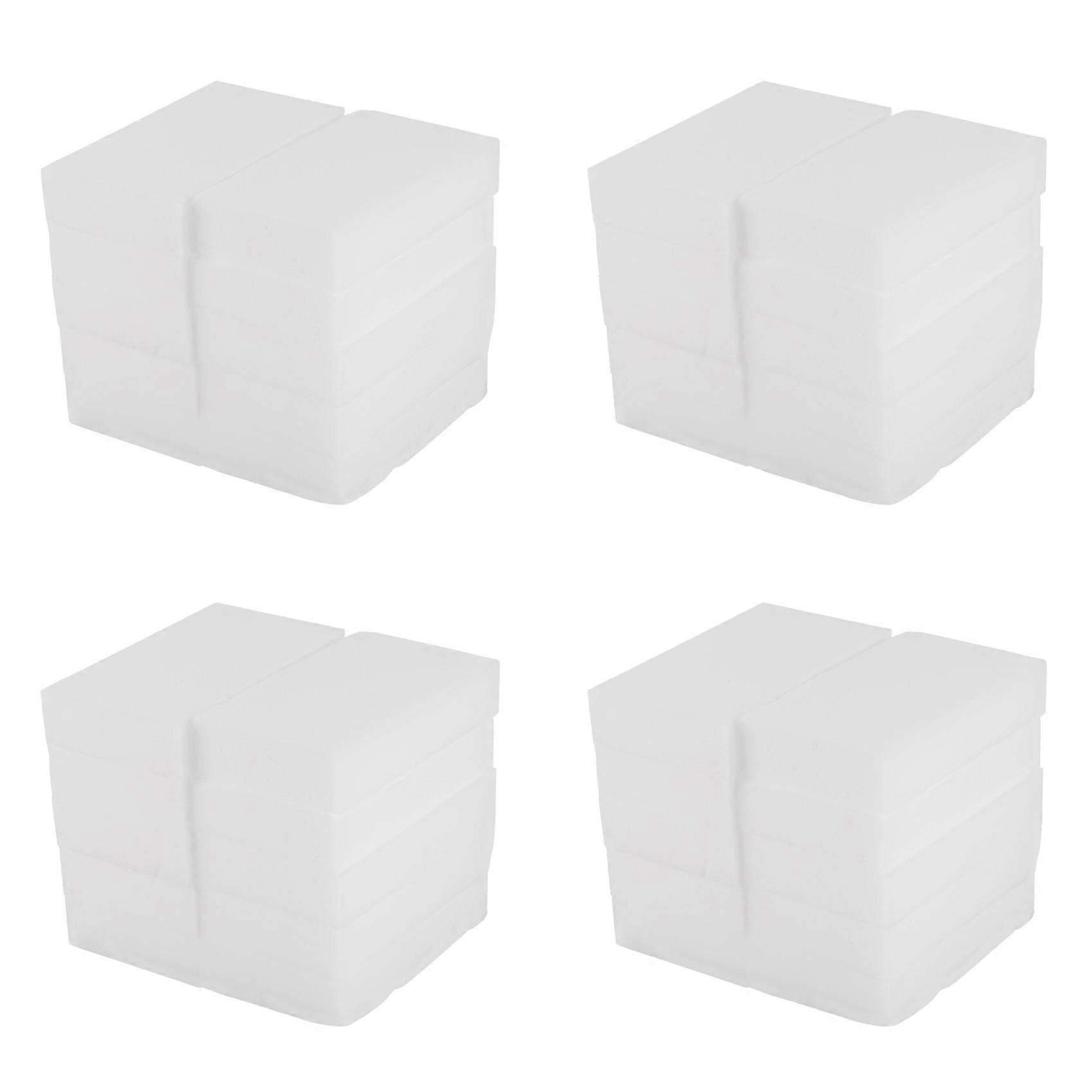 100x60x20mm 40pcs Magic Sponge Eraser Melamine Cleaner-White