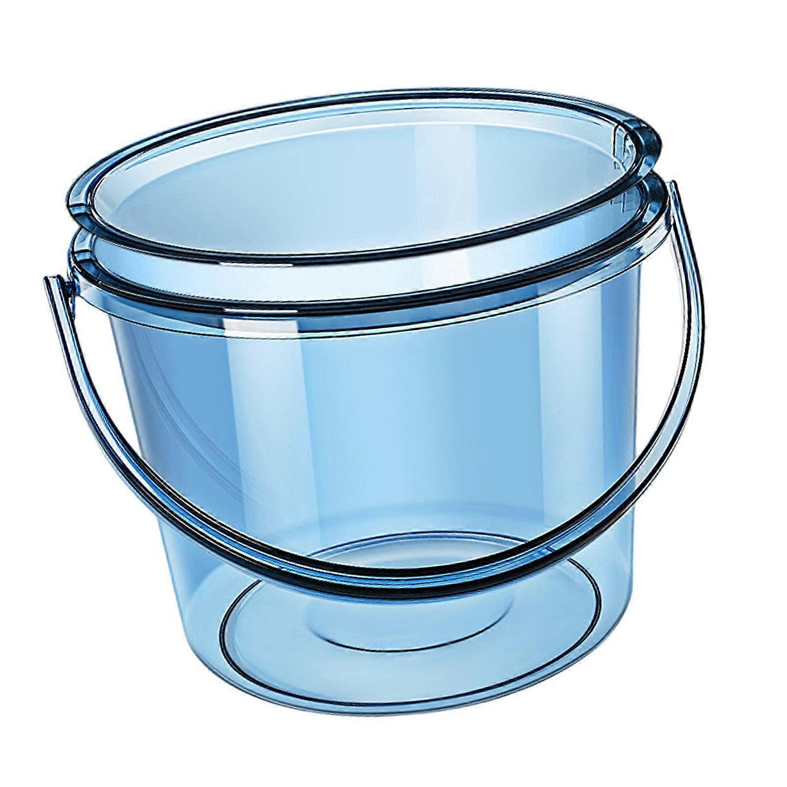Collapsible Water Bucket with Lid, Waterproof Folding Design for Camping, Fishing and Car Washing