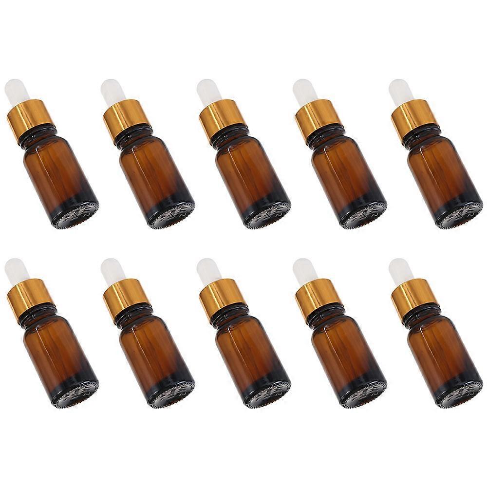Dropper Bottles for Storage Use Constructed with High Grade Glass Material 10 Pcs 15ml