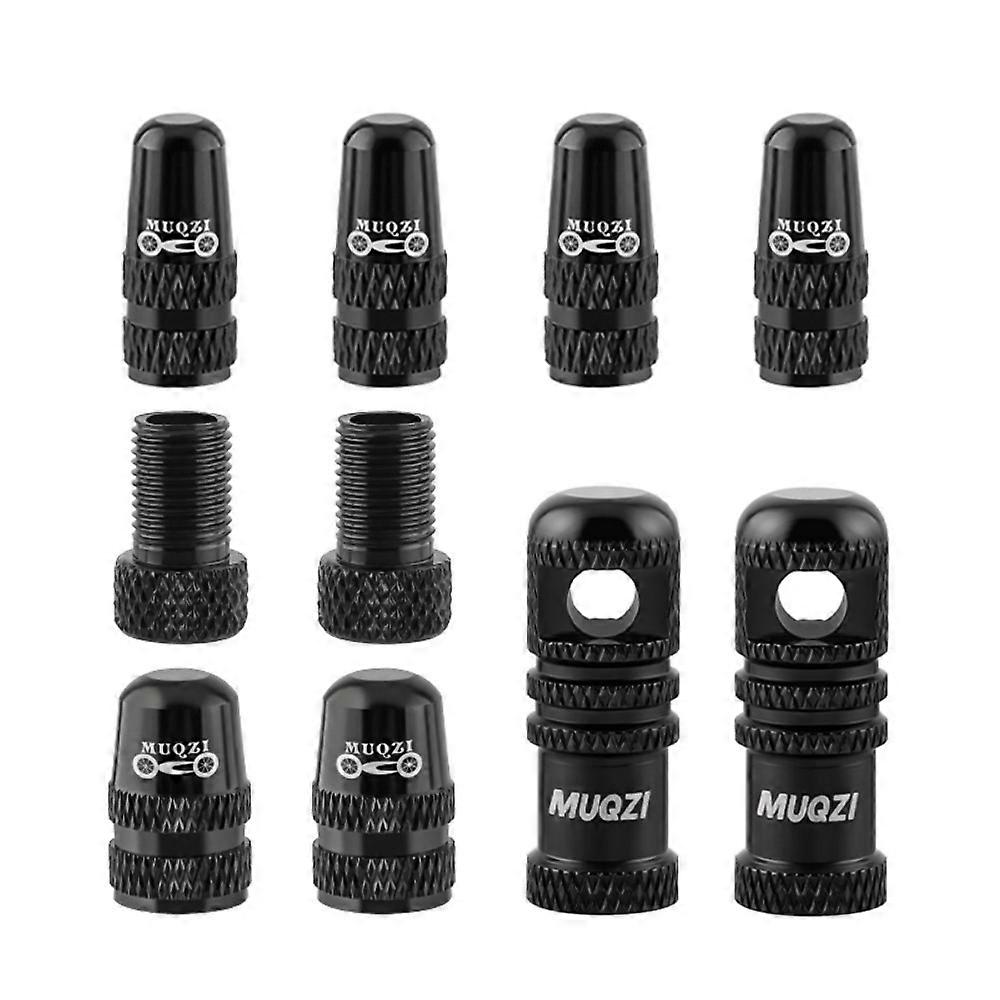 Ensemble de bouchons de tige de Valve Presta en alliage d'aluminium, forte ��tanch��it�� CNC, ensemble de bouchons de Valve de pneu Tubeless, r