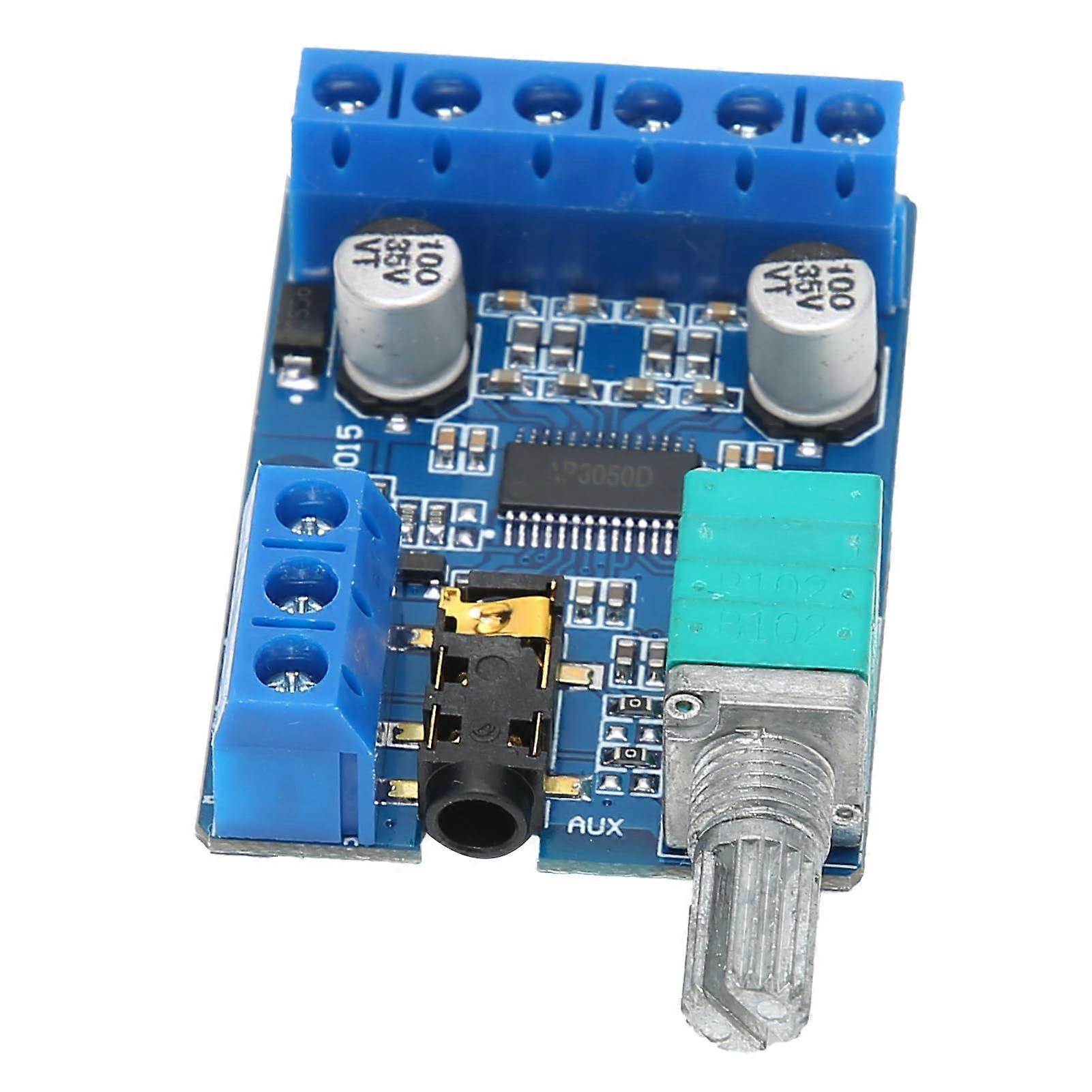 30Wx2 Stereo Digital Power Amplifier Board With Volume Control Easy To Install 12V/24V DC DIY Projects