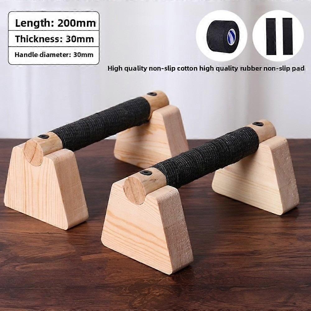 1 Pair Multipurpose Parallettes Bars Non-slip Handstand Blocks Push-up Stand  Floor Workout