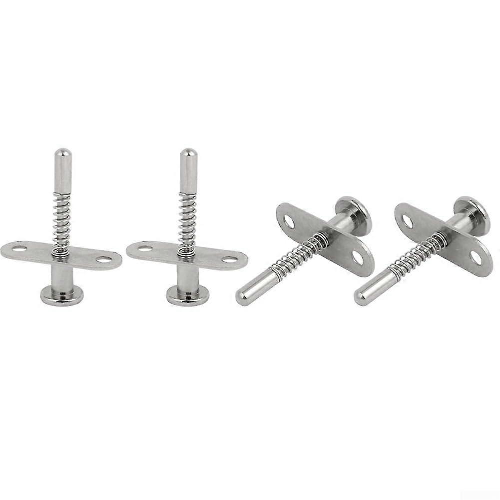 2pcs Iron Plunger Latch for Cabinets and Doors, Spring Loaded, Durable, 5085mm Sizes