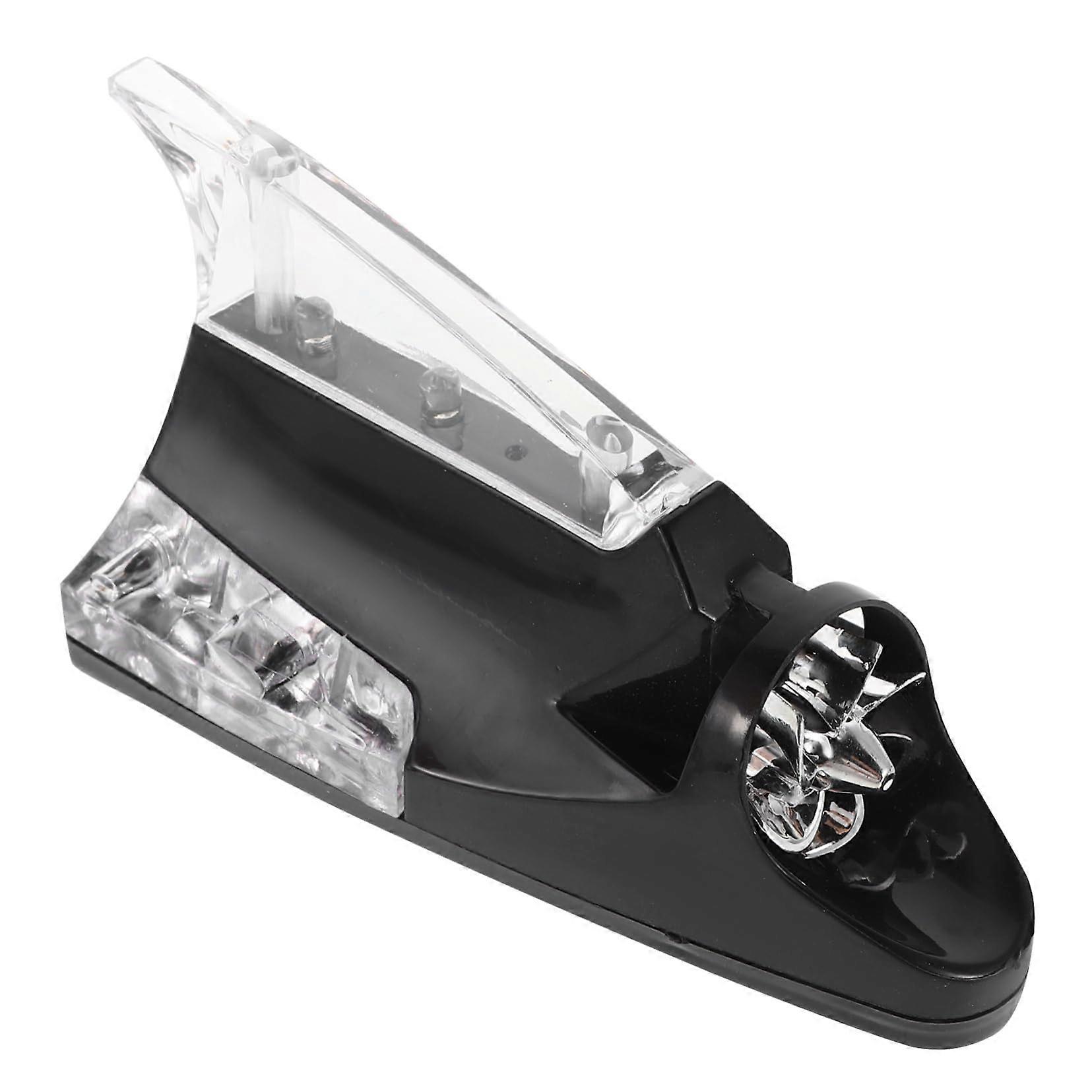 Car Shark Fin Antenna with LED Night Visibility, Universal Fit Roof Aerial