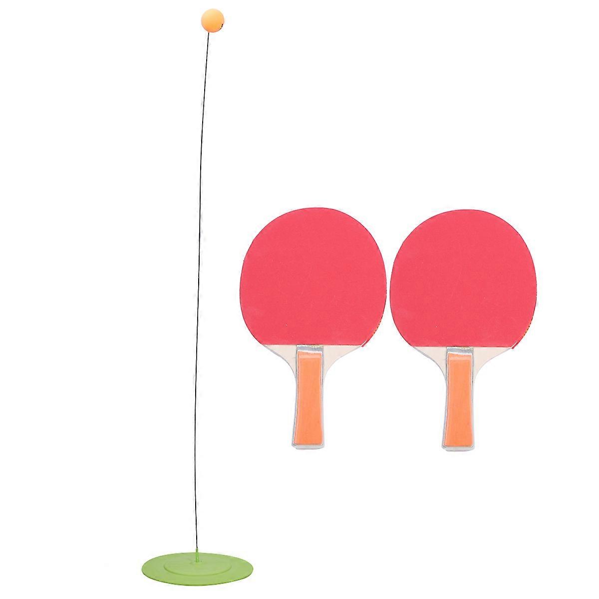 Early Educational Plaything Elastic Table Tennis Training Device for 3Sets