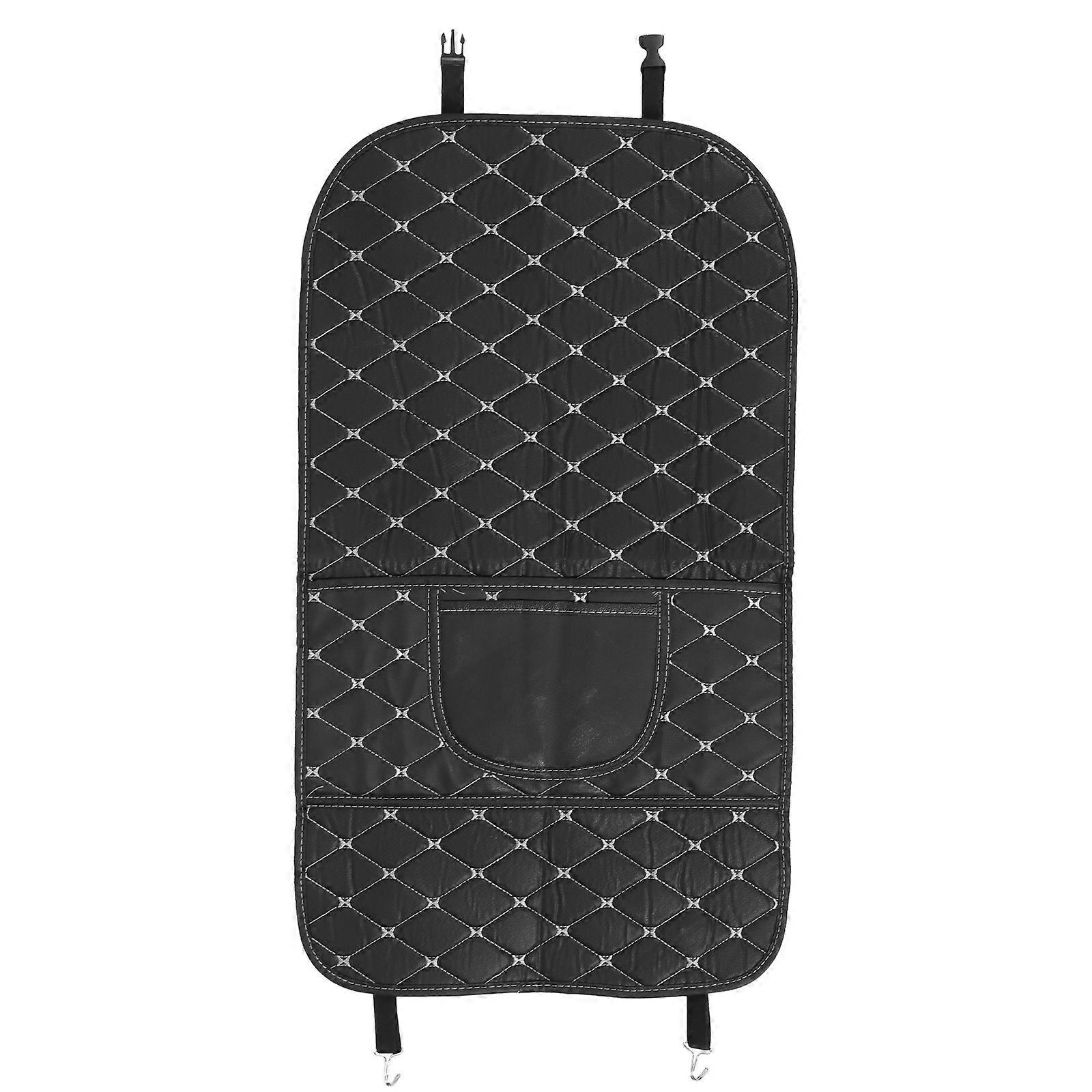 Automotive Back Seat Protector Artificial with Storage Bag for Car Use