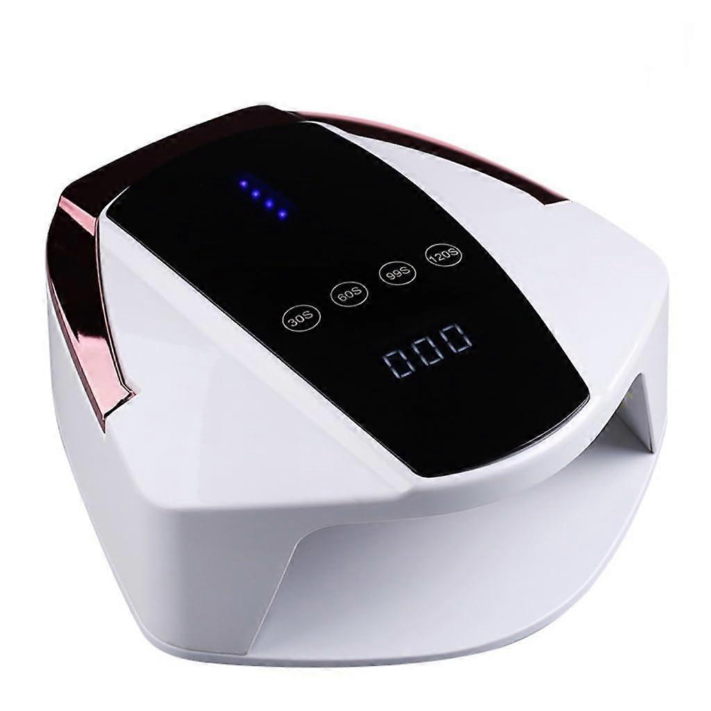 LED Nail Lamp with Smart Sensor, Magnetic Adjustable Stand, Dual Timer for Gel Manicure