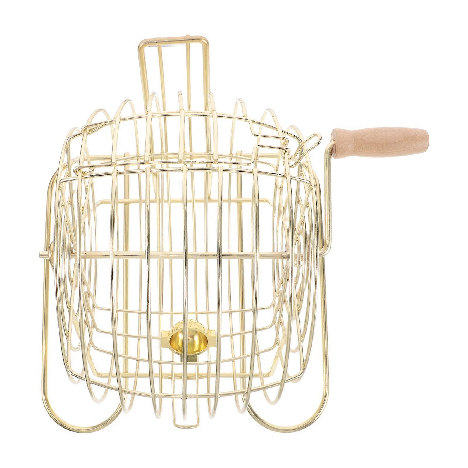 Portable Cage for Game Balls with Wire Holder