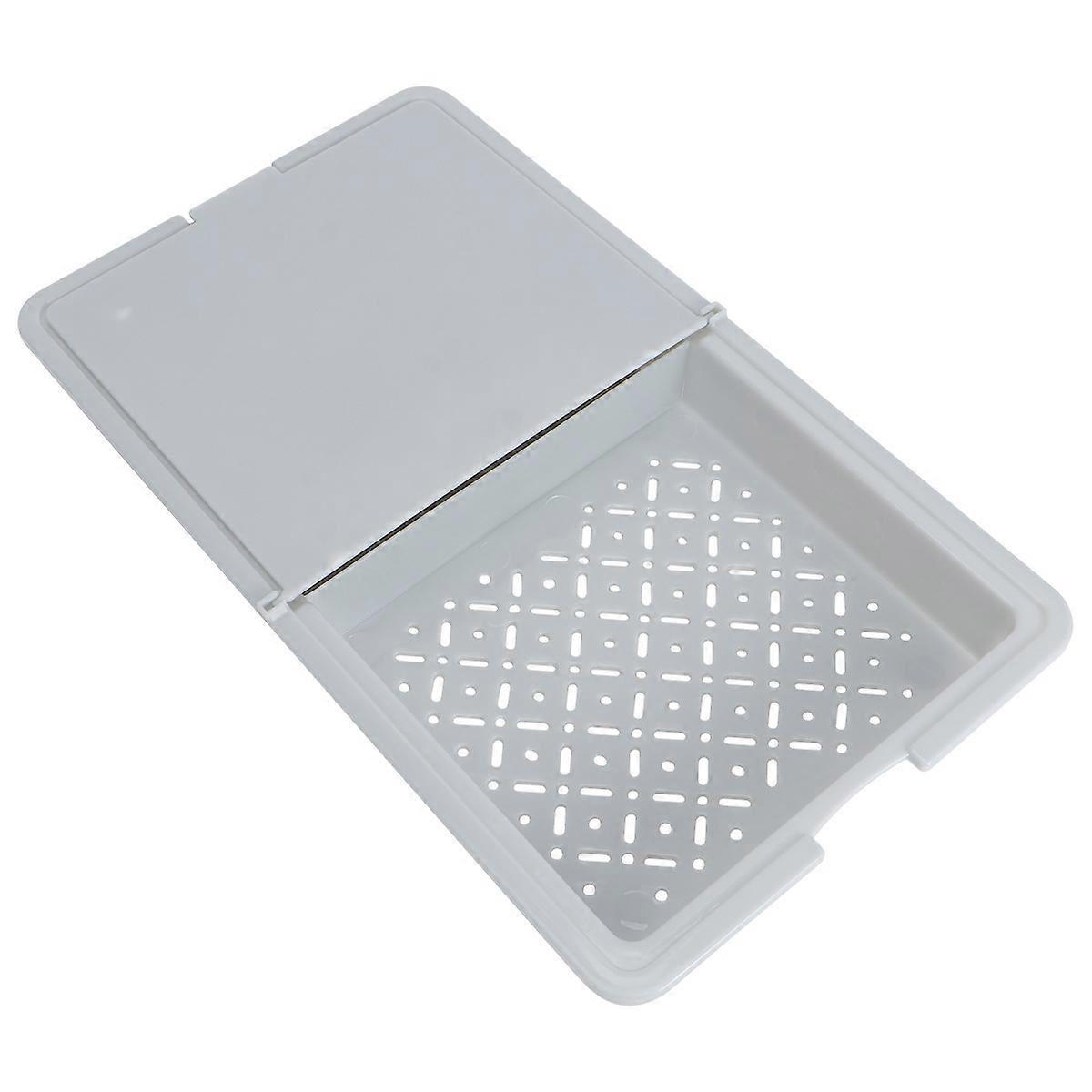 Multifunctional Plastic Cutting Board for Kitchen with 1Pcs Drain Basket