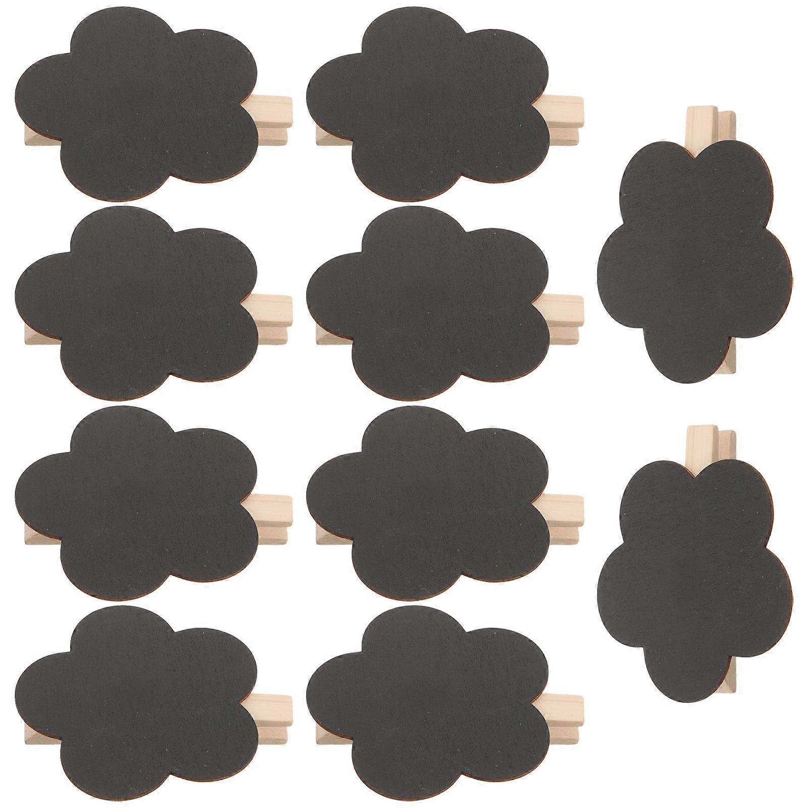 Wood Blackboard Clip Blackboard Clips for Message Display 30Pcs