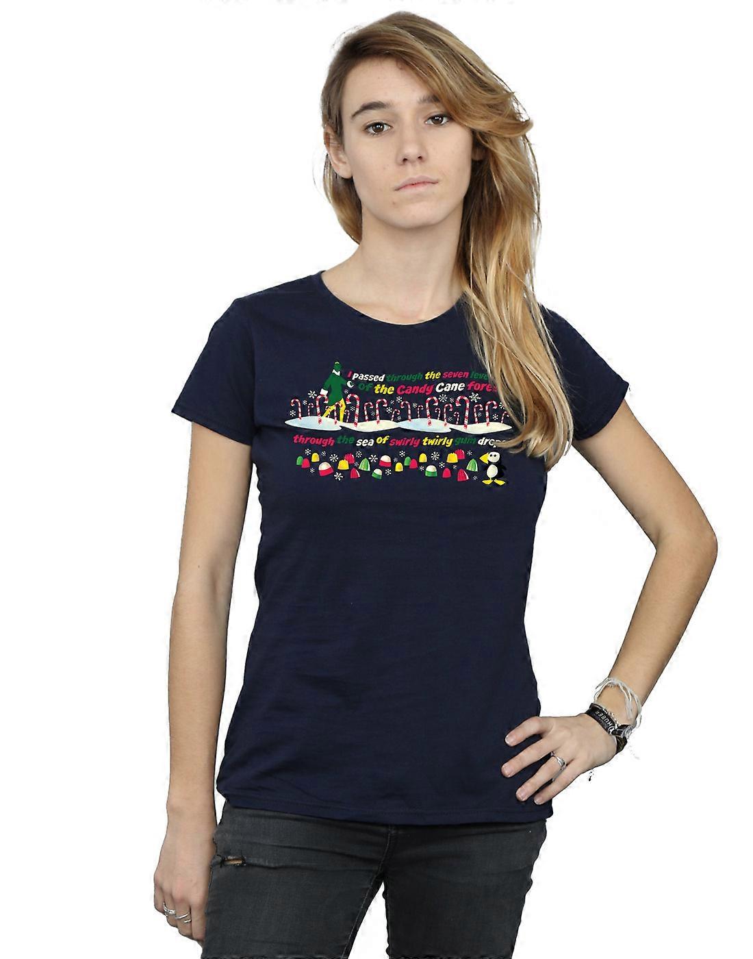 Elf Women's Candy Cane Forest T-Shirt