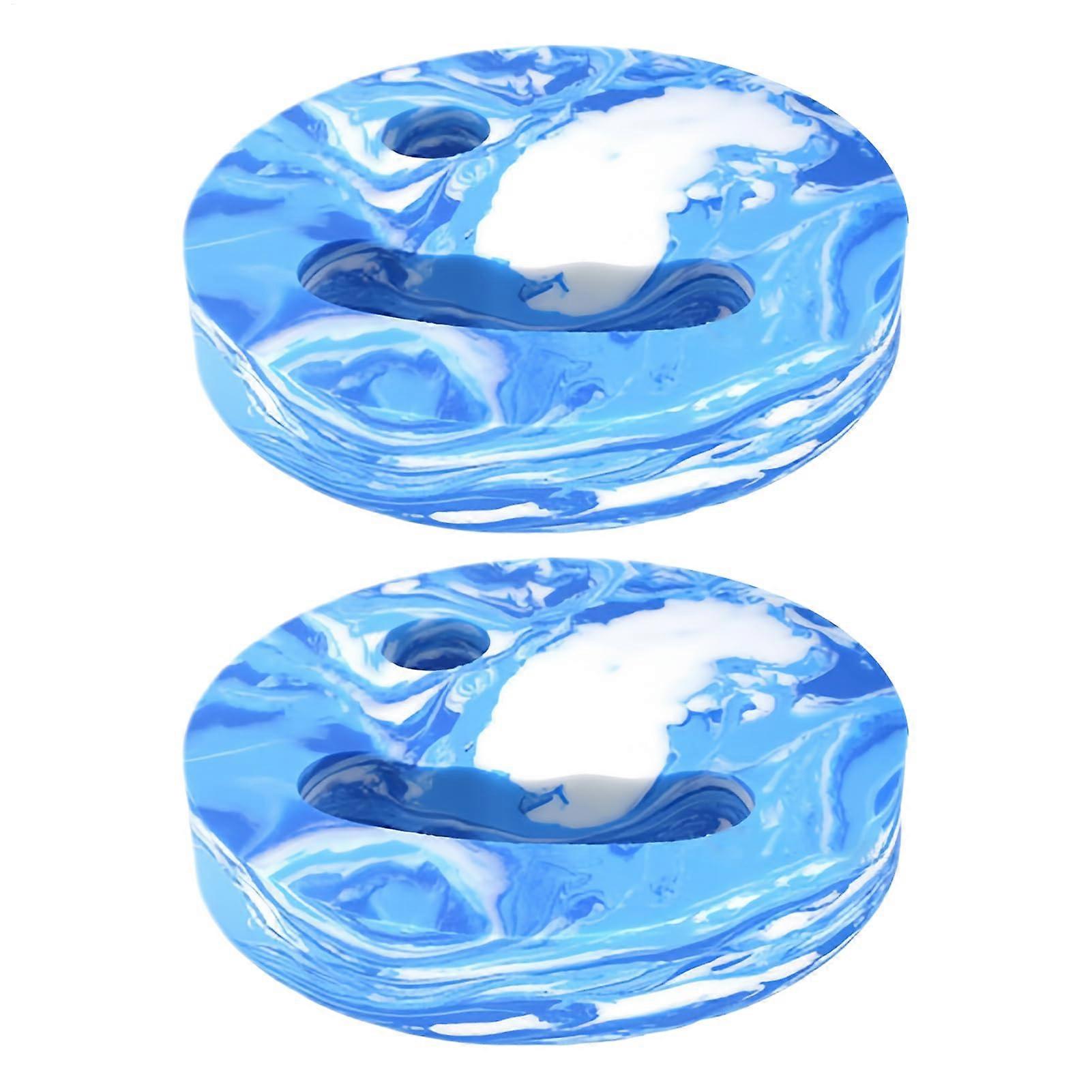 Swimming Hand Float with Adjustable Resistance and Ergonomic Grip for Aquatic Training Beginners Blue