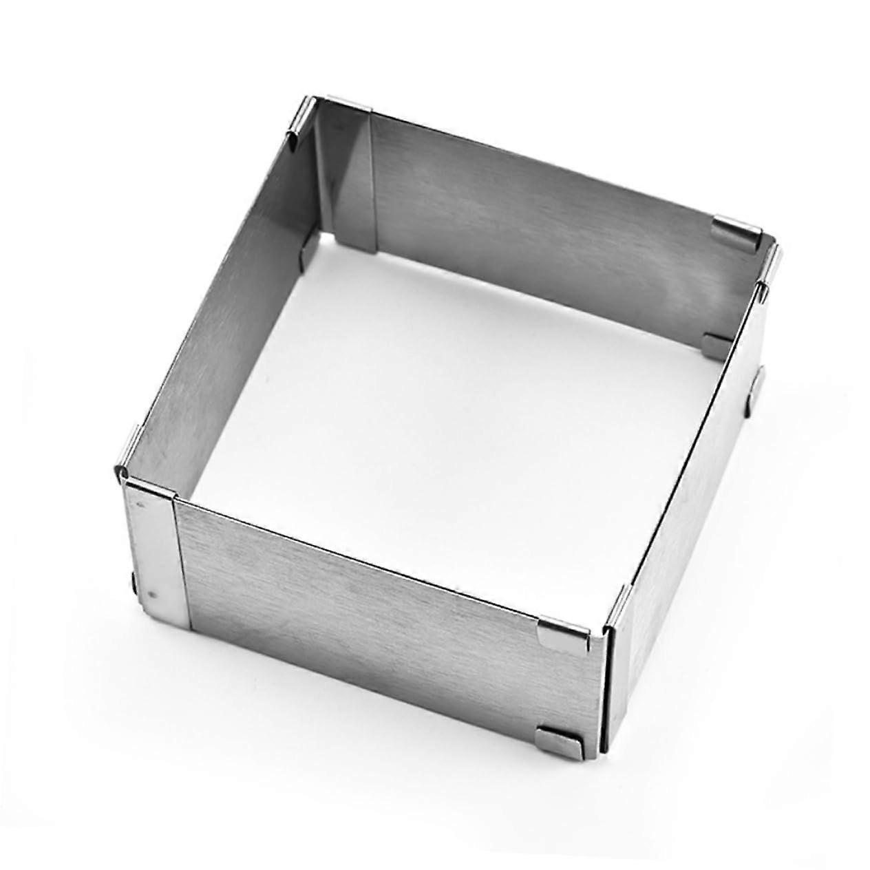 Stainless Steel Cake Ring Adjustable Mousse Ring MultiPurpose Baking Mold Easy to Clean