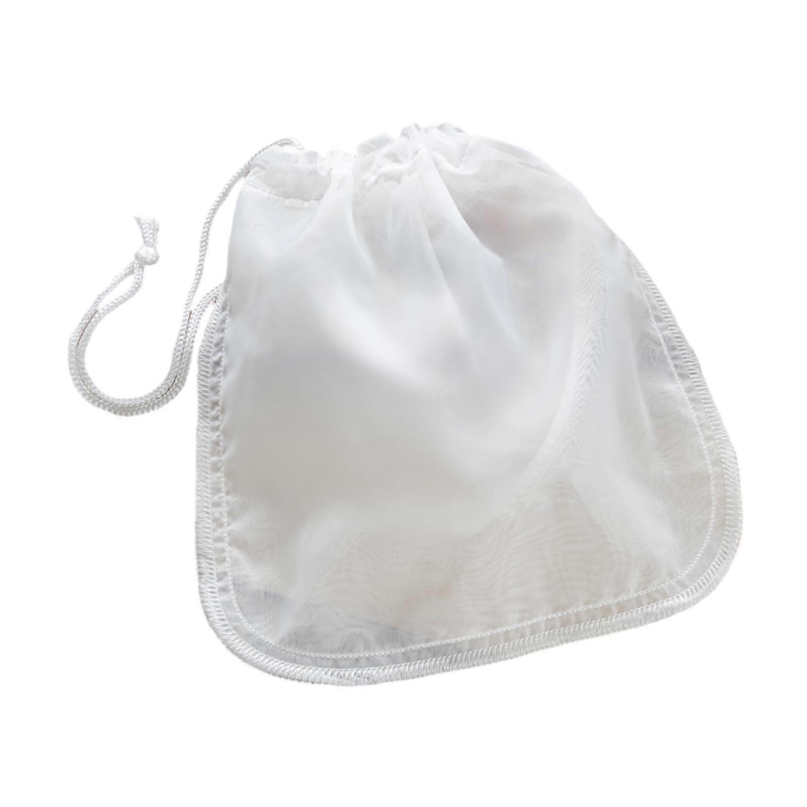 Nut Milk Bag Mesh Strainer with Drawstring for Soy Milk Juice Yogurt Cheese Versatile Use