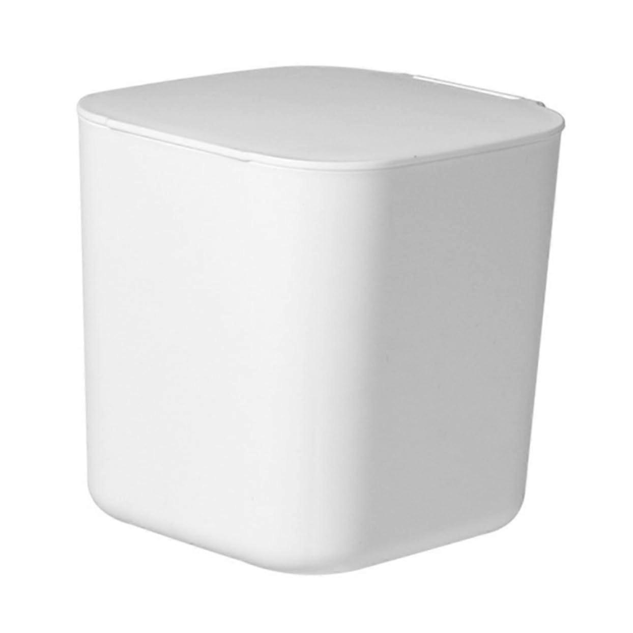 Mini Desktop Trash Can Compact Reusable Small Office Table Garbage Bin Cute Desk Rubbish Container