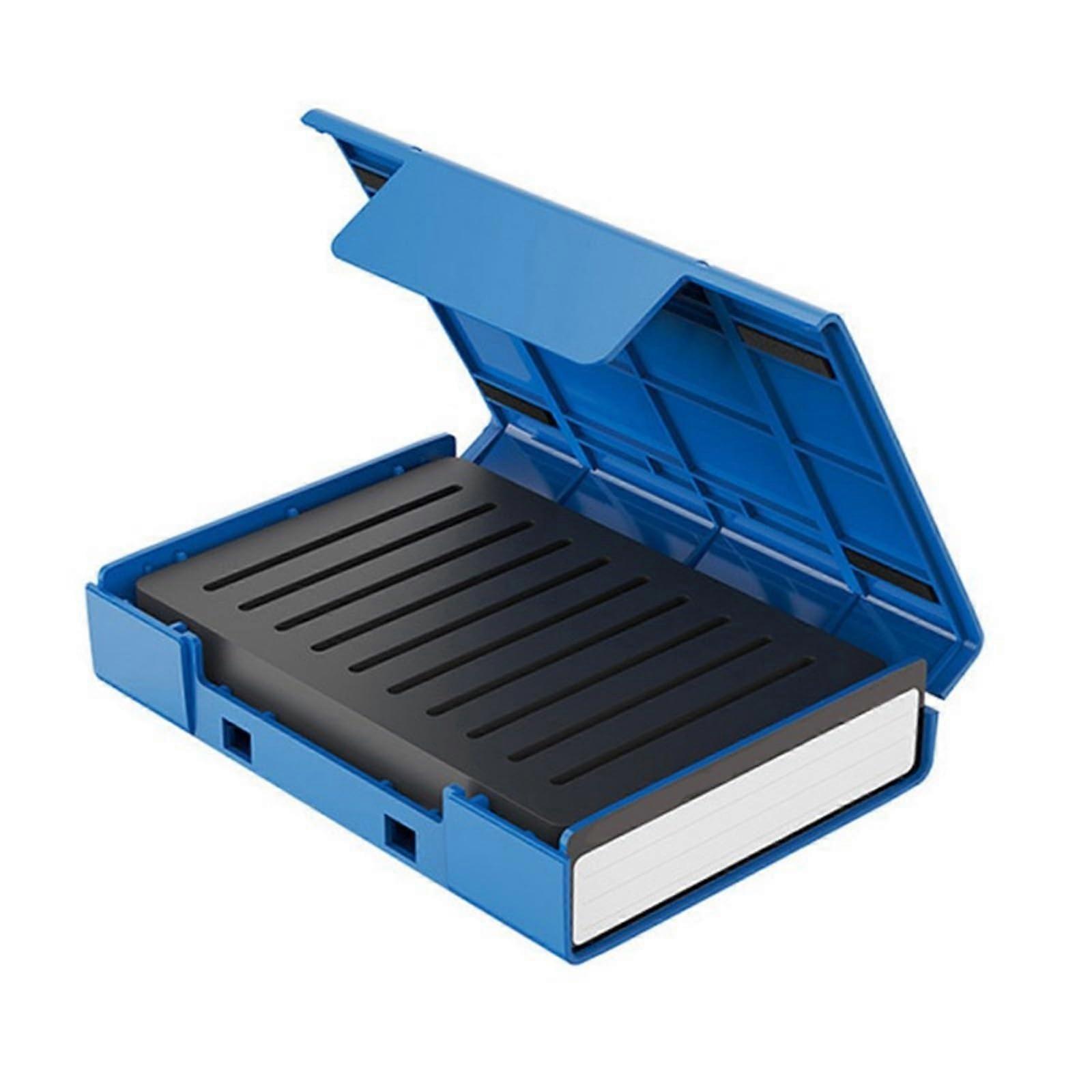 External Hard Drive Case with Shockproof Cushion and MultiDrive Bracket for 2.5/3.5 Inch SSD HDD