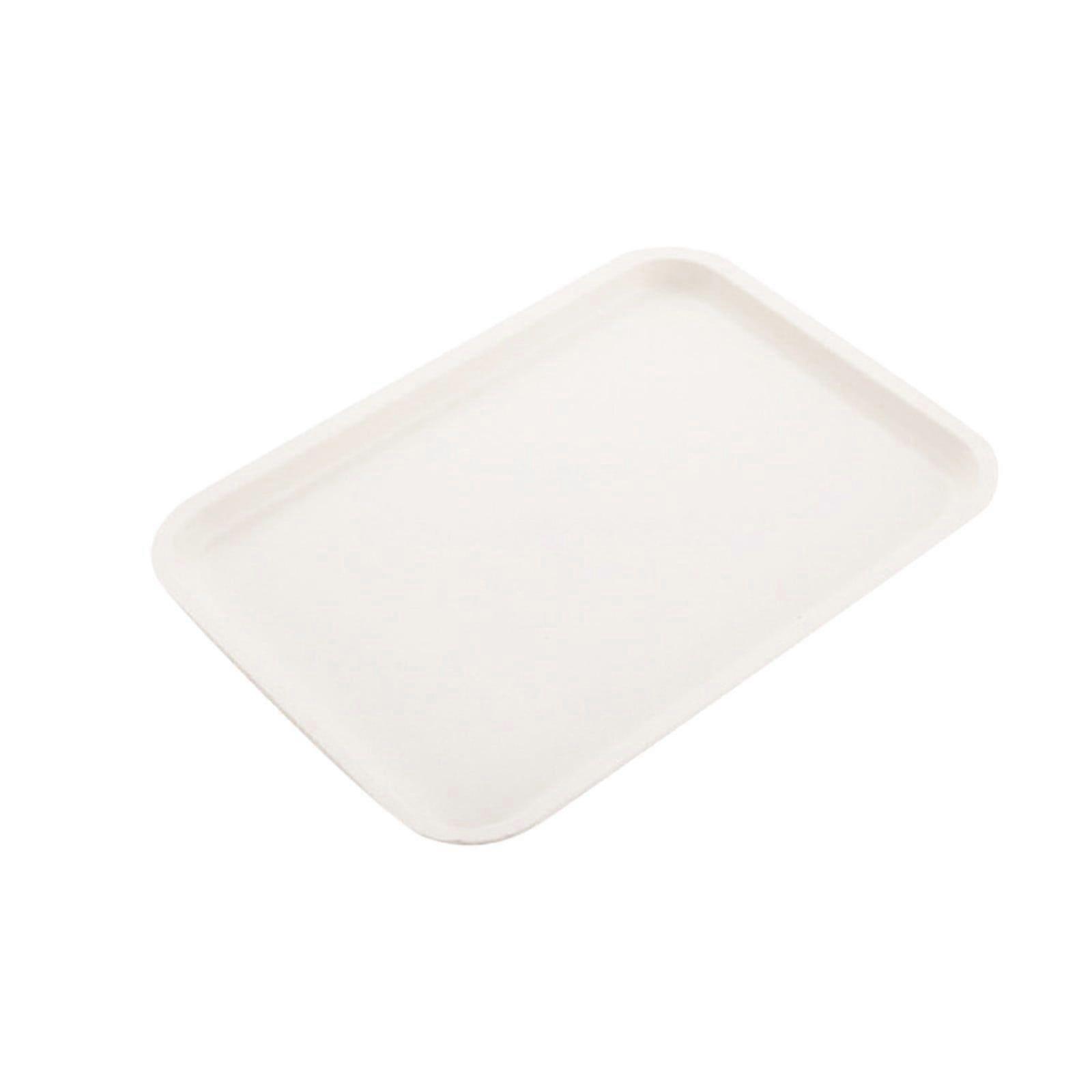 Dish Drying Rack Tray Scratch-resis Plastic Food Trays Rectangular -slip Serving