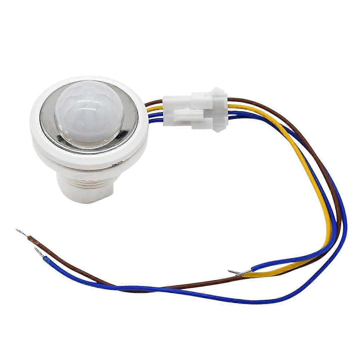 PIR Motion Sensor Switch AC 85V265V LED Infrared Detector with Adjustable Time Delay for Home Lighting