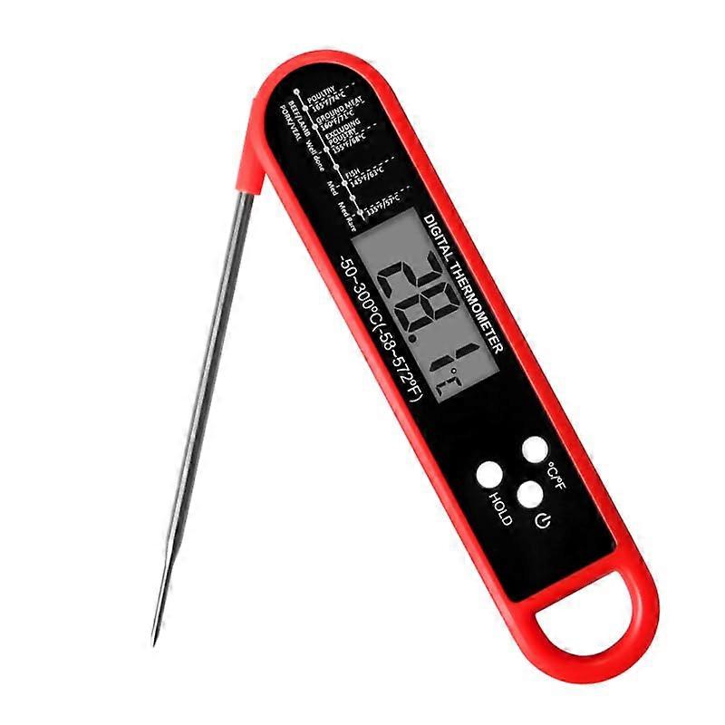 Digital Meat Thermometer with Instant Read, Large Display,  Accuracy Probe for BBQ and Kitchen