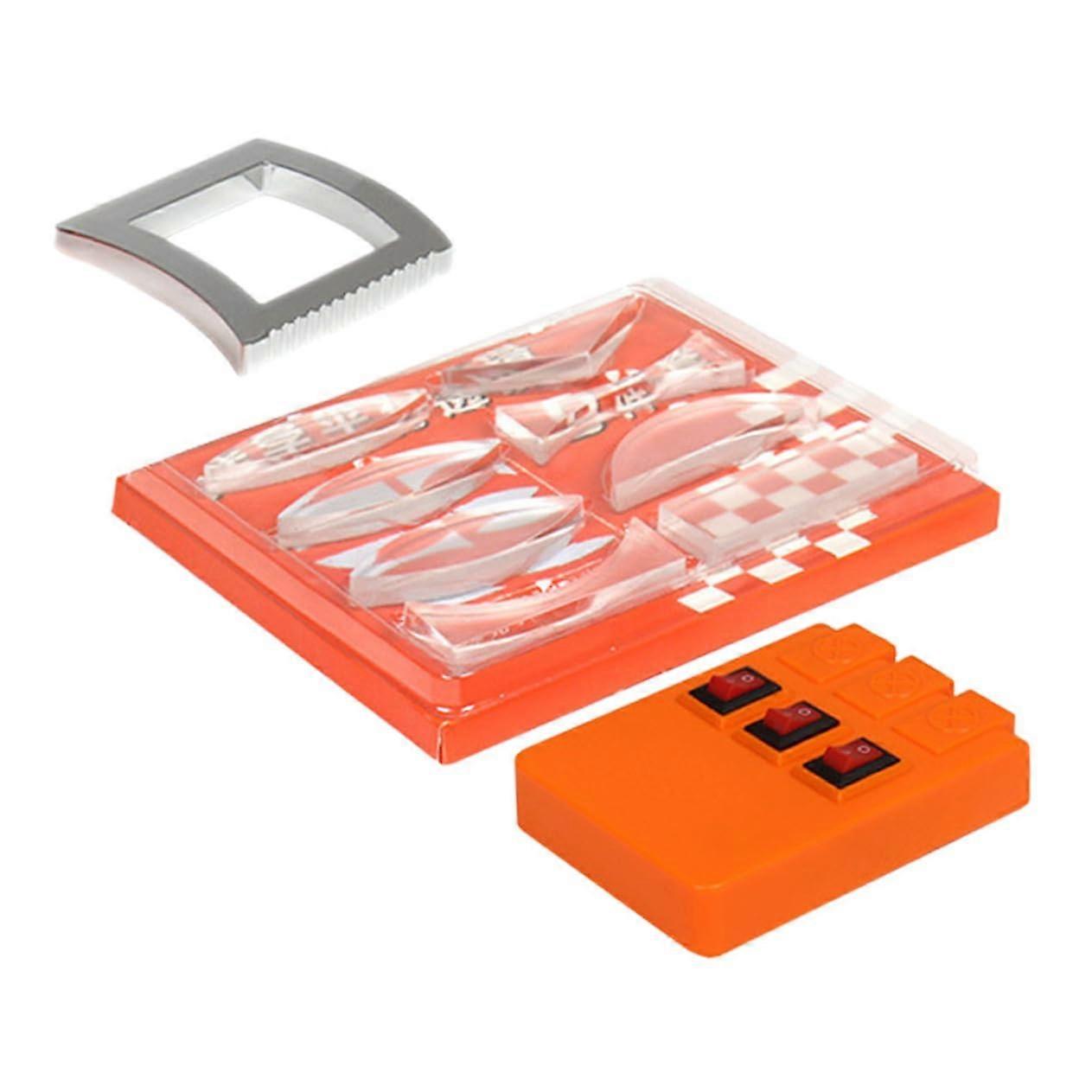 Physics Optics Experiment Kit with Triple Light Source and Lens Set for Classroom Education