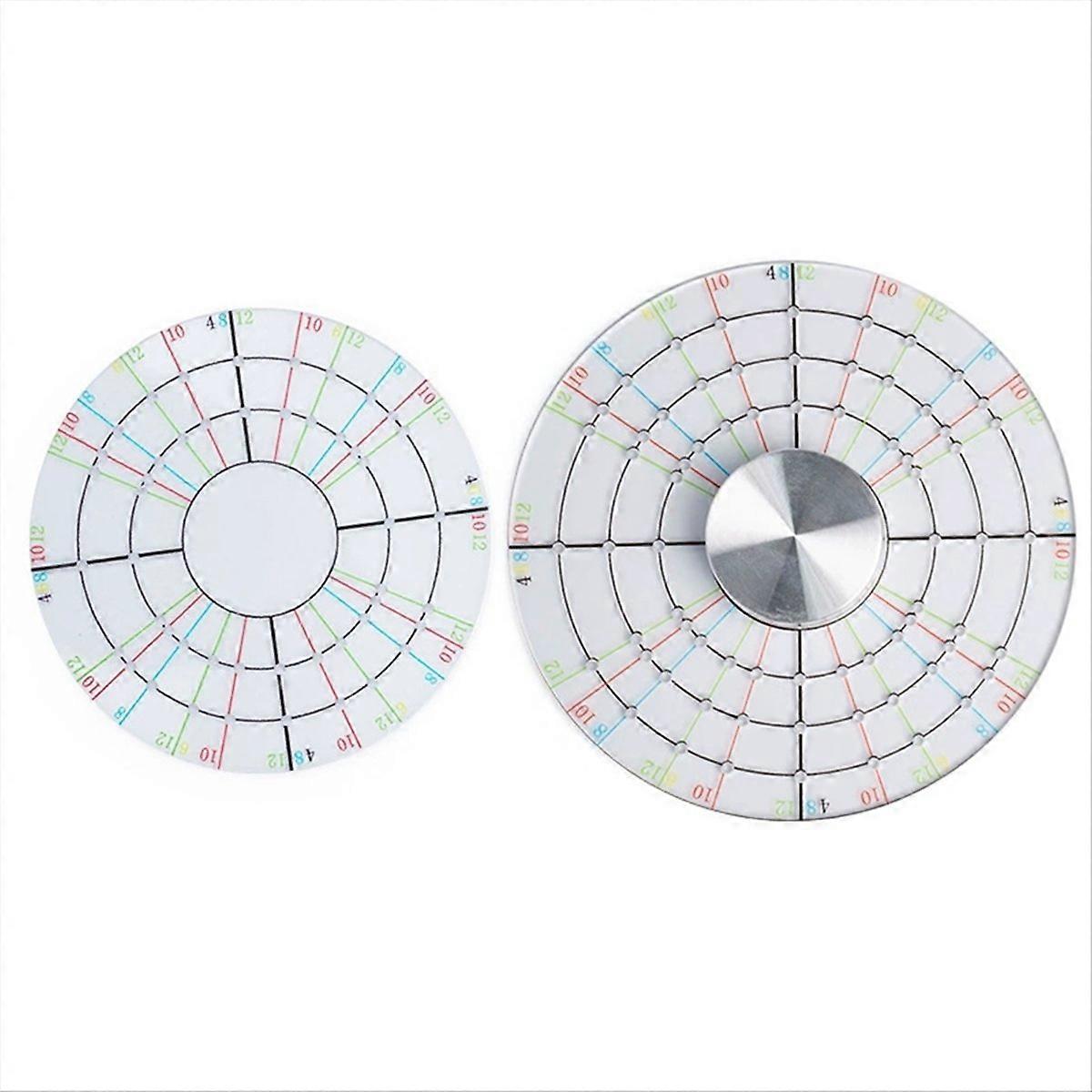 2Pcs Circular Divider Ceramics Modeling Pottery Trimming Shaping Tool