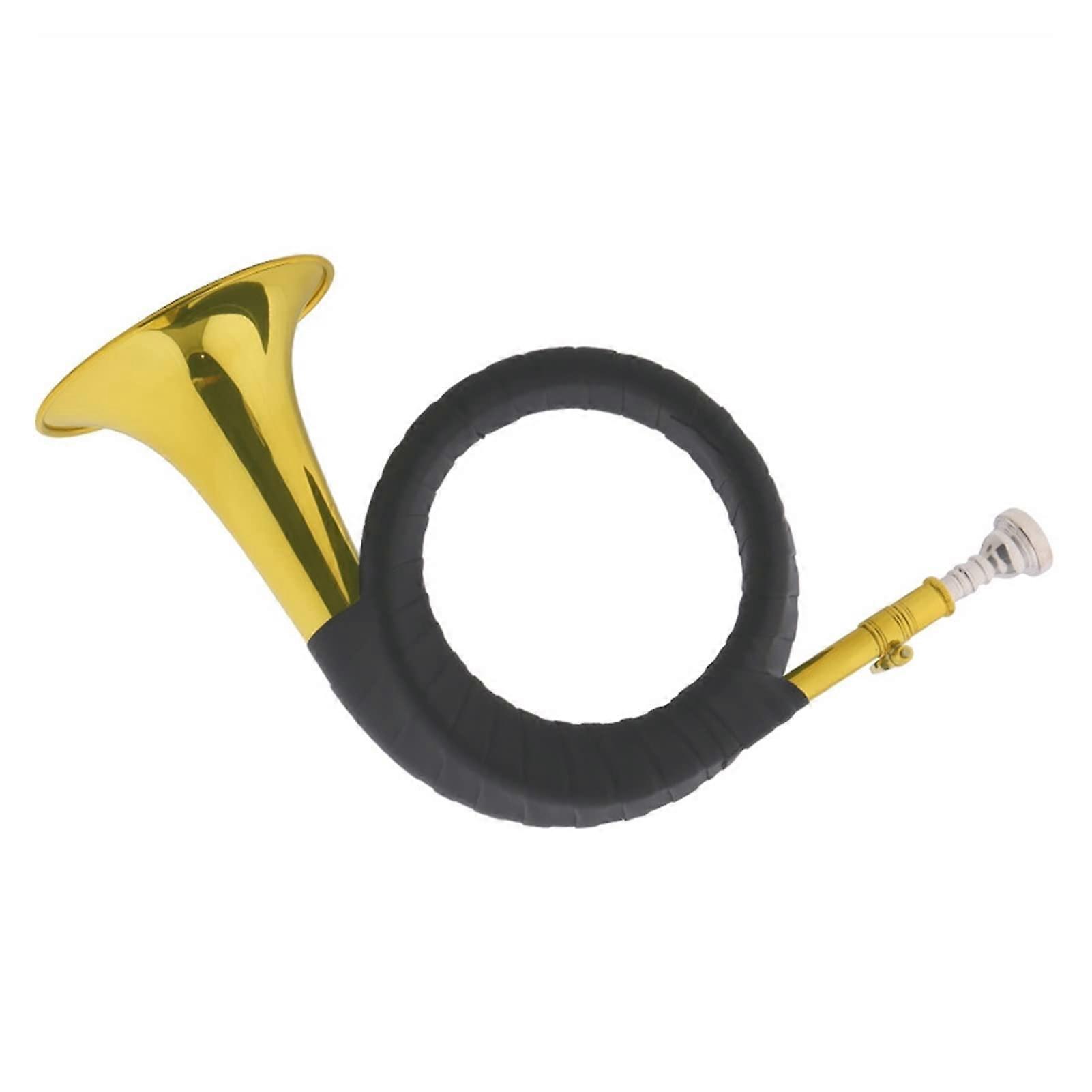 Mini B Flat French Horn Compact TravelFriendly Design for Practice and Performance