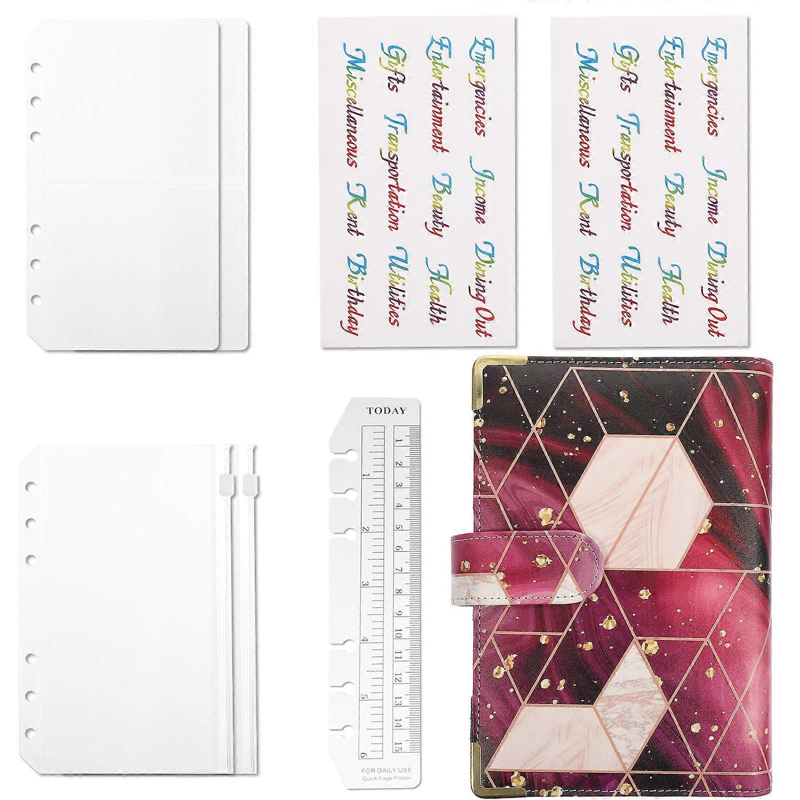 Removable Budget Organizer Cards Budget Binder for 5Sets