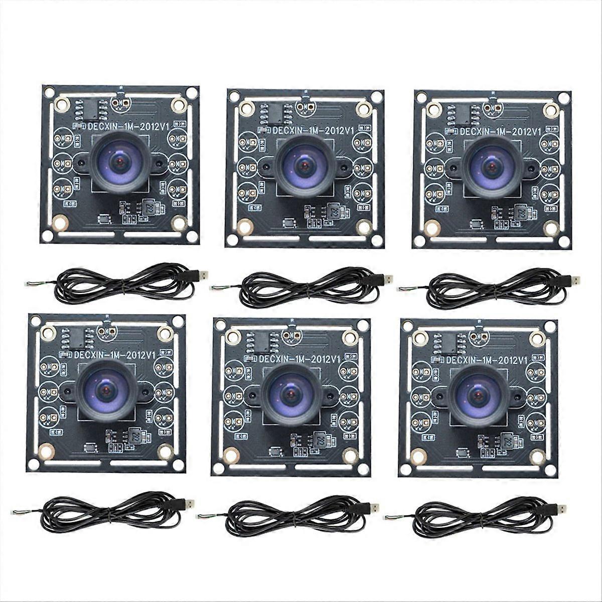 6PCS 100 Degree Camera Module with 1.5M Cable for WinXP/7/8/10
