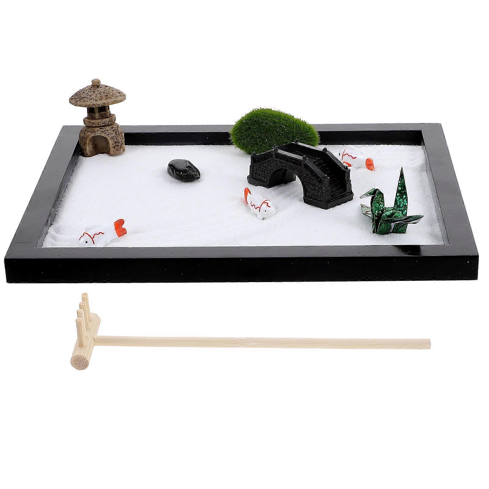 Meditation Garden Miniature Landscape Sand Table Decoration