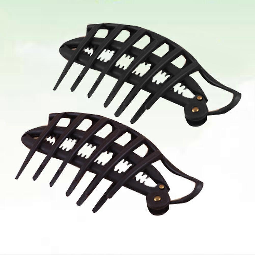 Bun Maker Hair Disk Tool for Quick Hair Styling 2Pcs Black Set