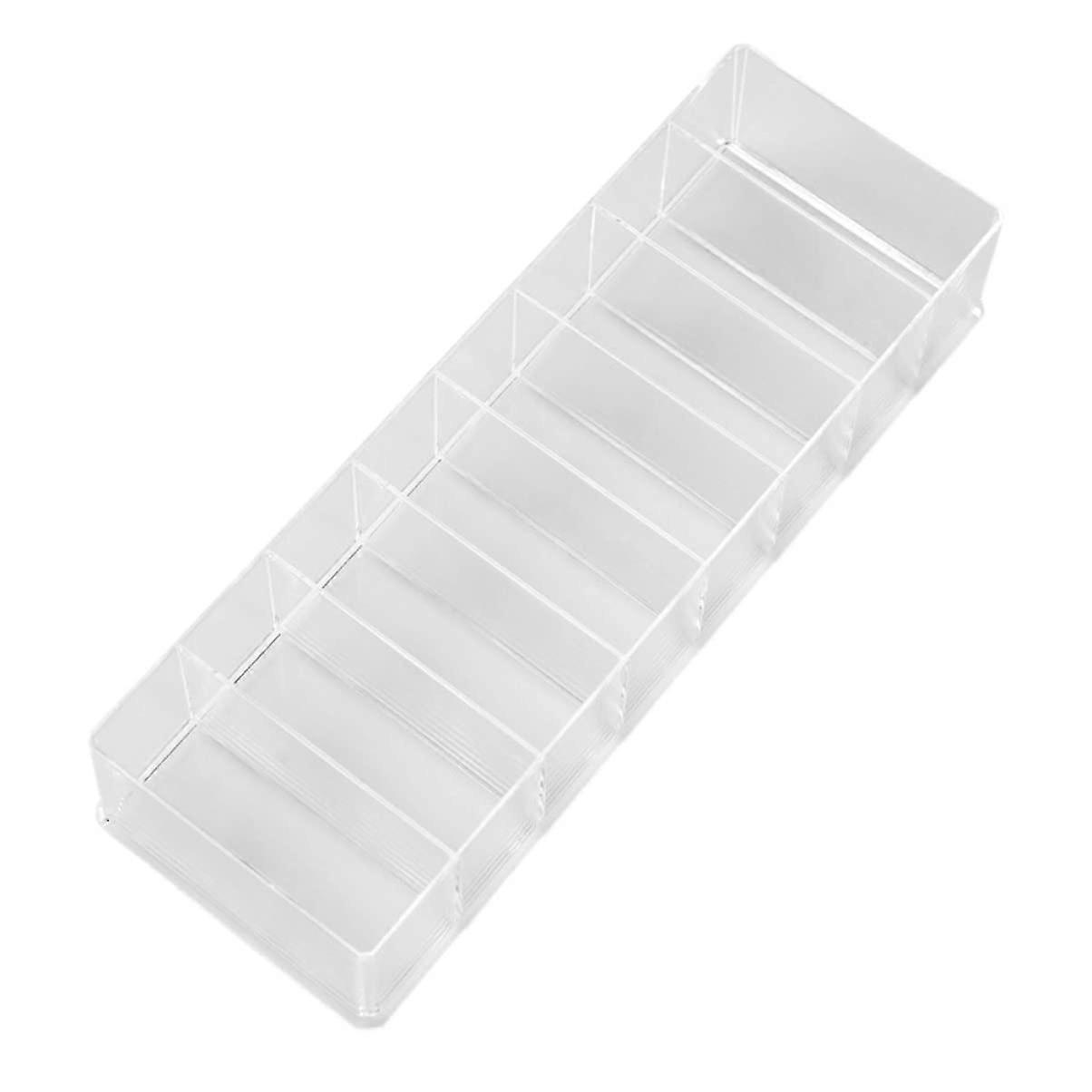 Cable Organizer Box with 8Grid Compartments for Tangle USB and Charging Cable Storage