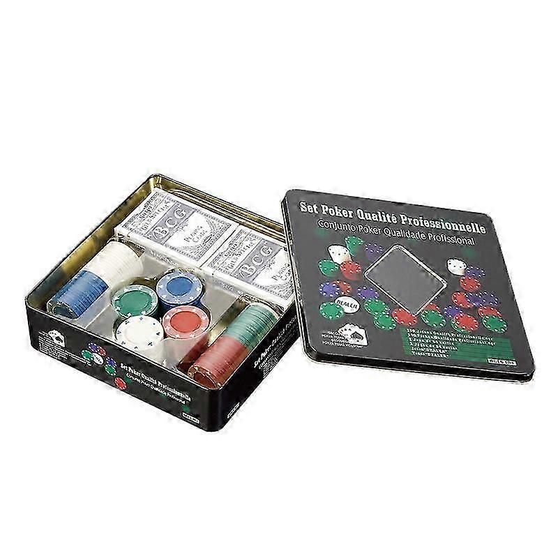 Chip Set Poker Chips 100 Chips Holdem Poker Board Game Chips