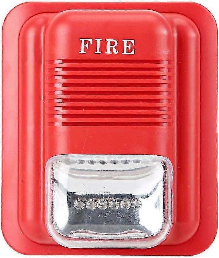 Fire alarm (DC12V/24V) - Alarm security system with flashing buzzer