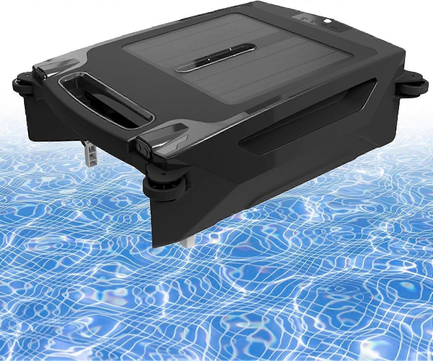 Solar Pool Cleaner Automatic Skimmer Robot with Dual Speed Modes and 5Hour Runtime