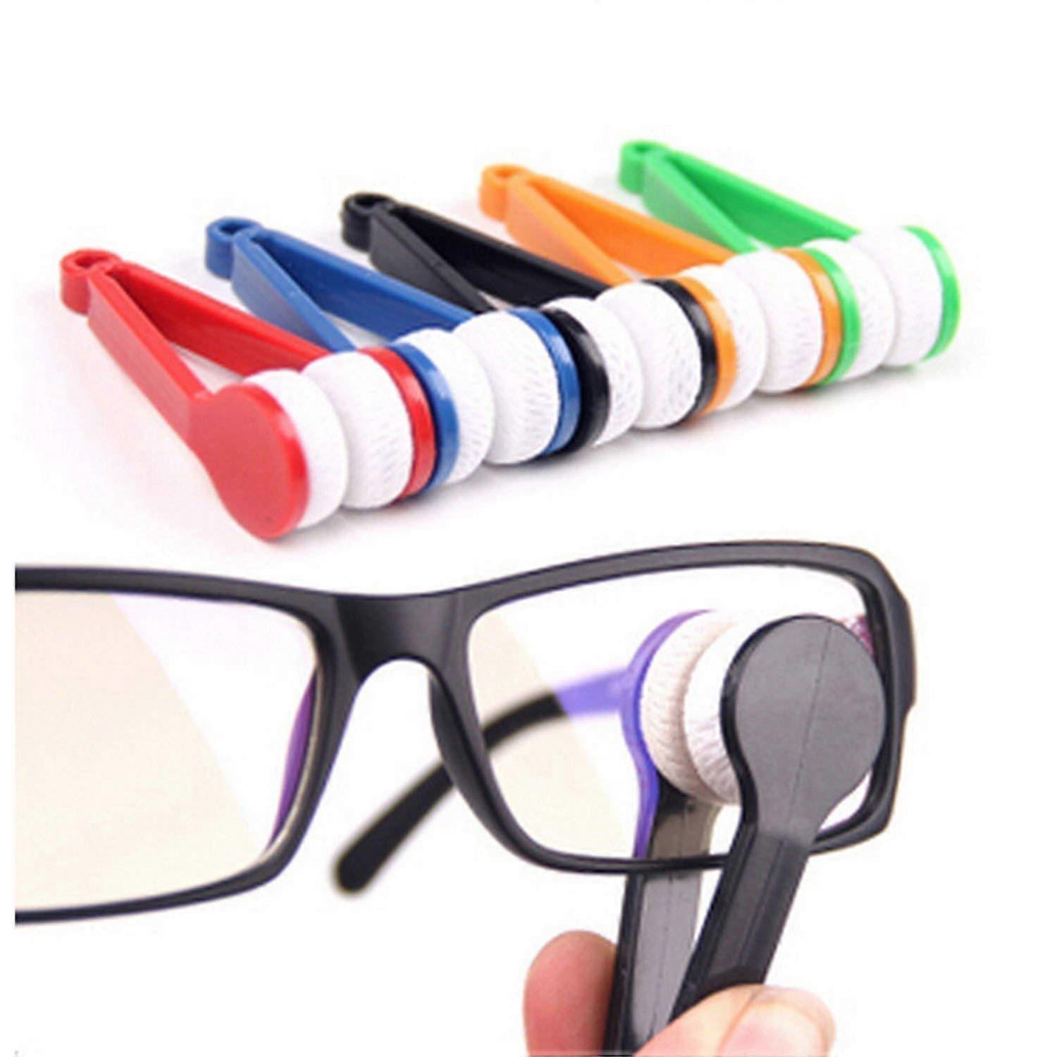 Eyeglass Cleaner 5 Pack Microfiber Sunglasses Cleaning Tool with Scratch Fast Lens Cleanup
