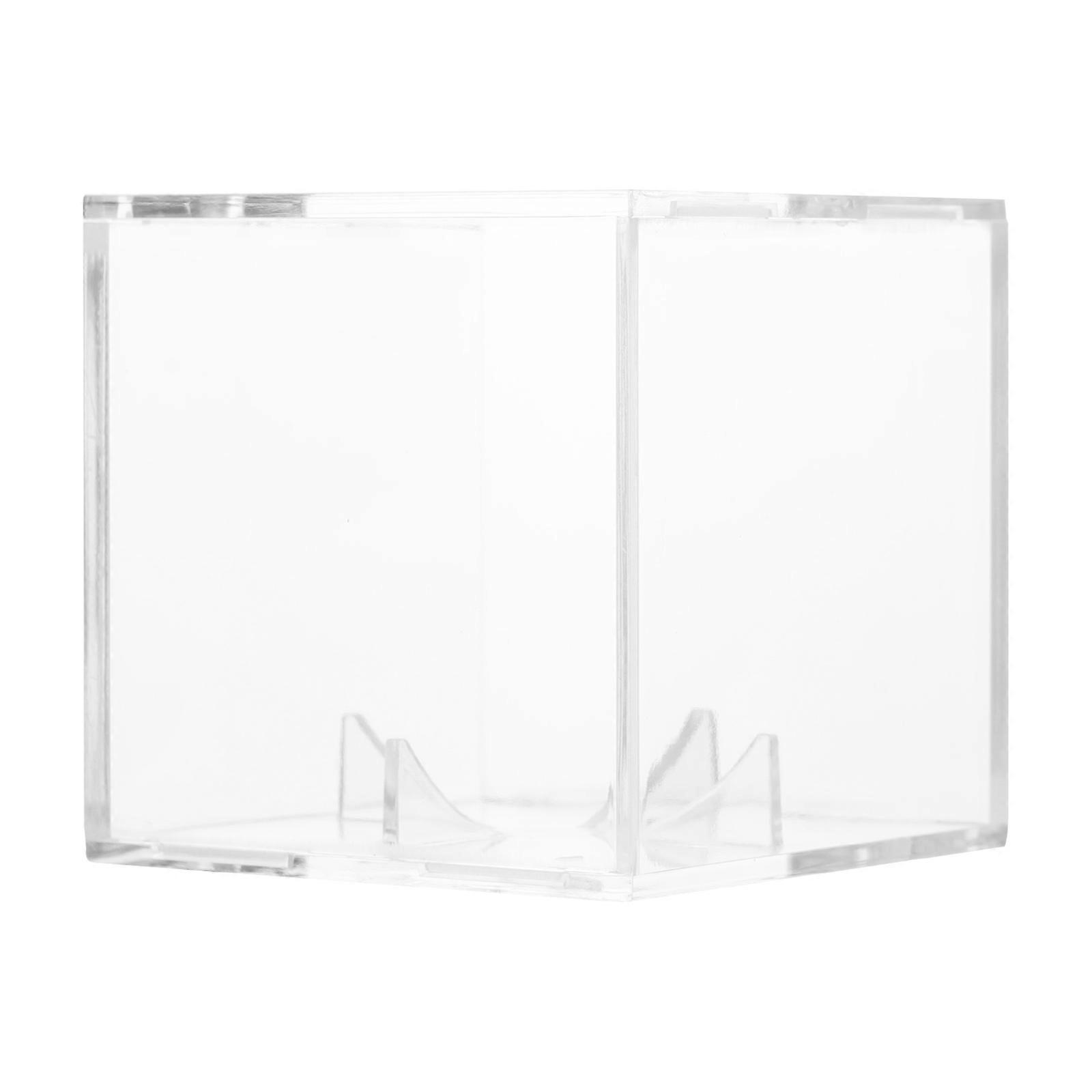 Acrylic Baseball Display Case for Storage 2Pcs Transparent Holder Box