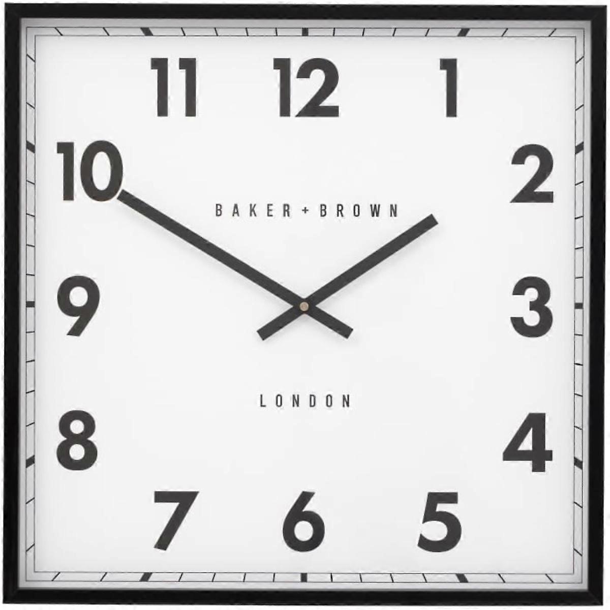 Wall Clock: 50cm Buxton Wall Clock, Black