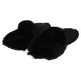 Plush Shoe Inserts for Hole Shoes Detachable Warm Liners 1Pair Black