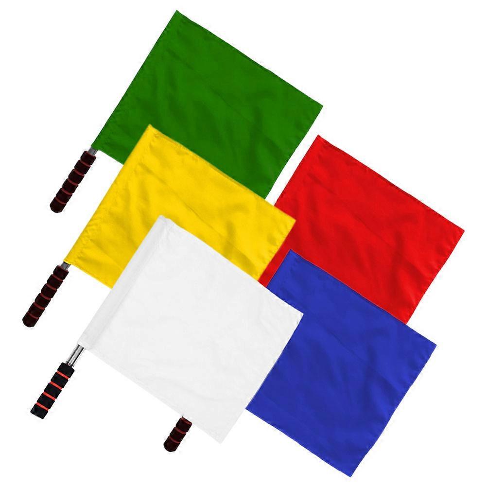 Soccer Flag Multi-Function Field Events Referee Flags for Outdoor 10Pcs