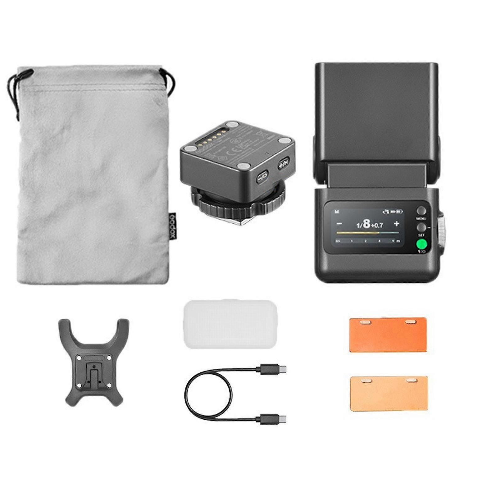 Rechargeable Speedlight With Color Screen And Quick Coordinate For Camera Equipment Flash Multicolor