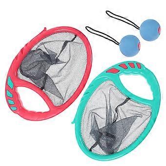 1 Set Paddle Catch Toy Toss Game Toy Kit Adults Children Outdoor Beach Game