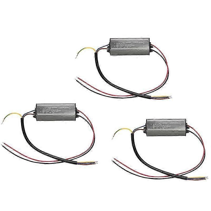 3x 30w Led Driver Constant Current Driver Power Supply Transformer Waterproof