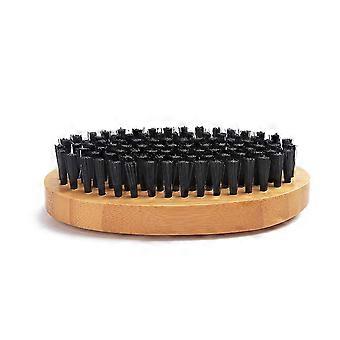 Maschio Barba Pennello Legno di Bambù Spazzola Da Barba Pettine Per Capelli Per Gli Uomini Baffi Cura-CE
