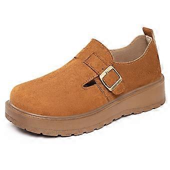 Women's Shoes Heightened Bocken Shoes Soft-soled Light Lazy Shoes Slip-on All-match Casual Shoes Heightened Shoes
