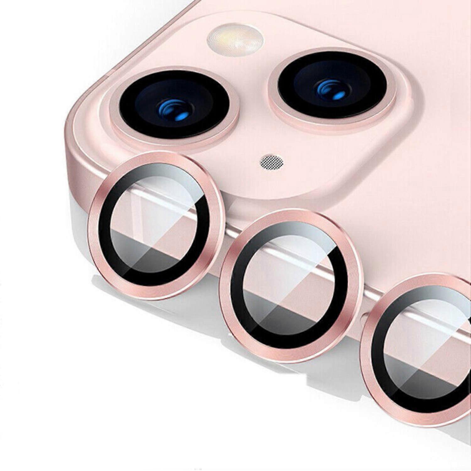 For Apple iPhone 15 Pro / Pro Max Protective Glass Camera Lens Tempered Glass H9 Pink
