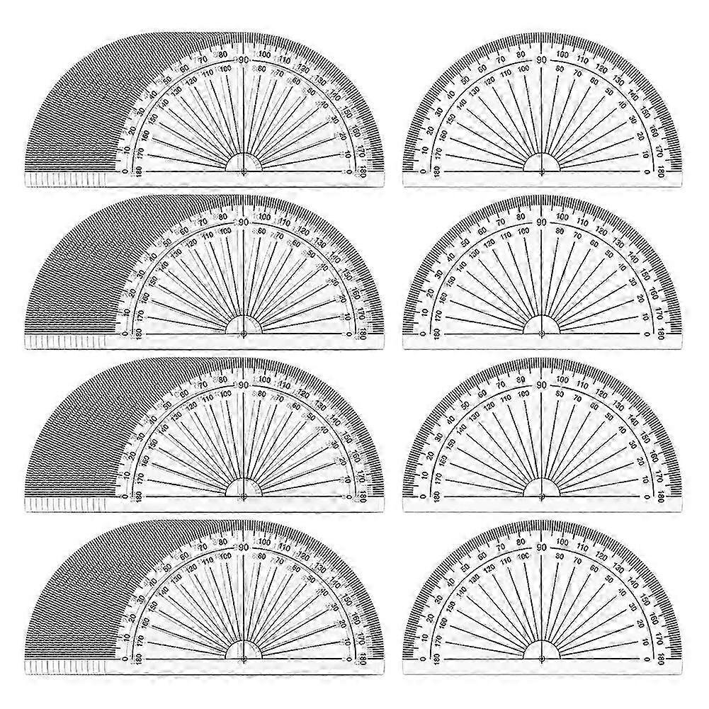 100 Pack Plastic Protractors
