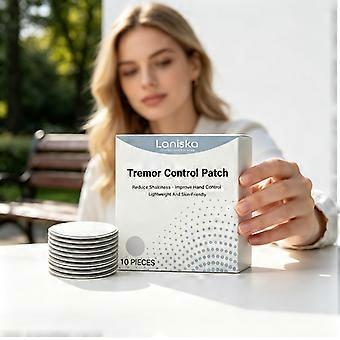 Tremor Control Pleisters (10 stuks), Comfortabele Handpleisters, Botanische Gemberformule, Huidvriendelijke Hechting, Ademend, Lichtgewicht, Dagelijks Gebruik.